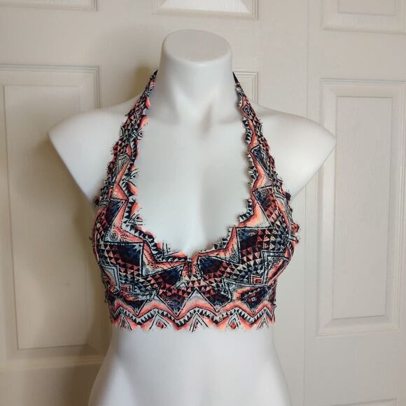 Victoria's Secret PINK printed lace bralette lightly lined sz XS - Picture 4 of 10